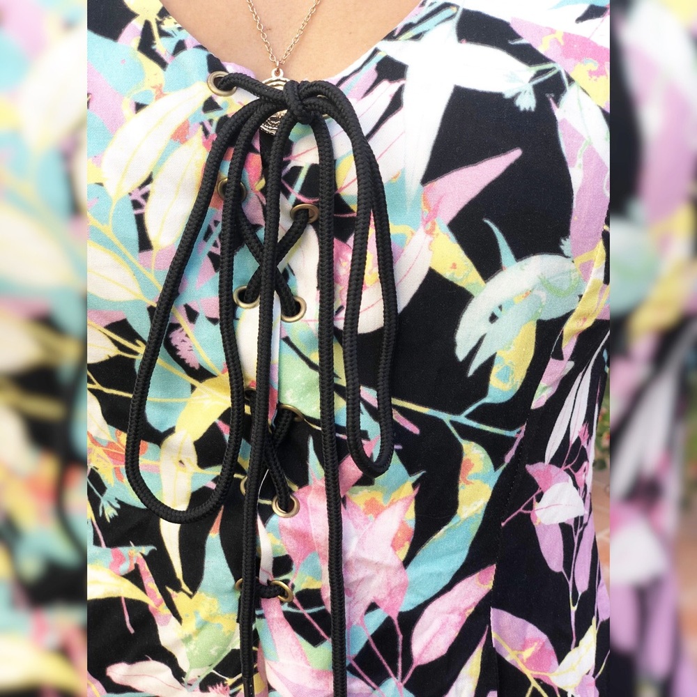 MINKPINK Tropical Print Skater Dress - Picture 5 of 8